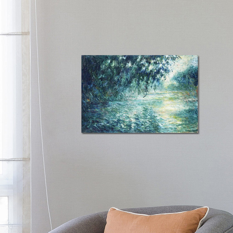 Claude Monet - Print on Canvas, 66.04 cm H x 45.72 cm W x 3.175 cm D, No Frame