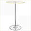Table basse Indra avec plateau en verre chromé à DEL - Finition réfléchissante, éclairage écoénergétique et surface facile à nettoyer
