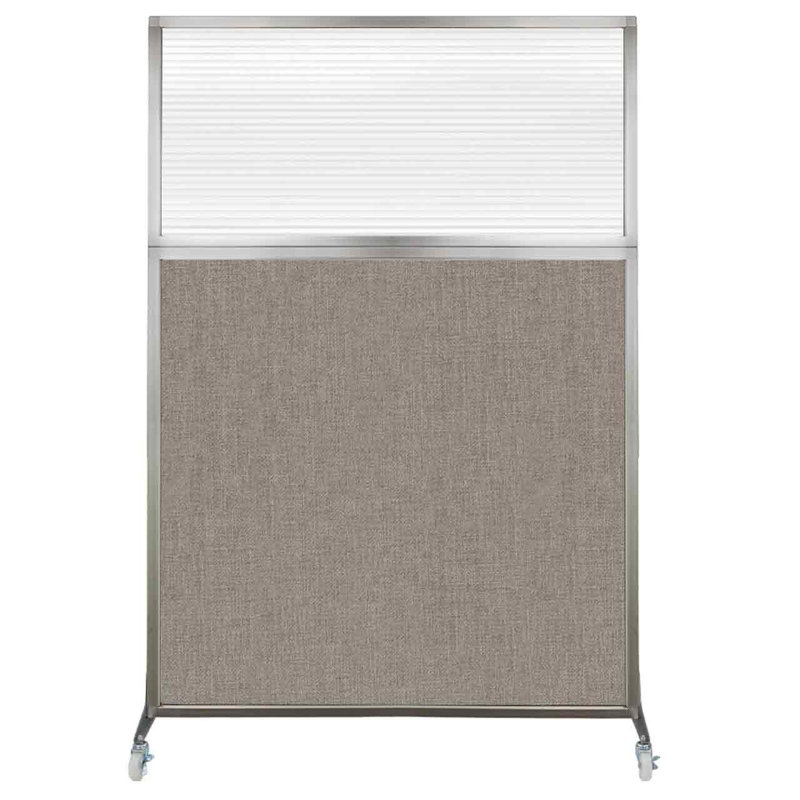 Cloison de bureau Hush, Longueur 48 po, Galet chaud
