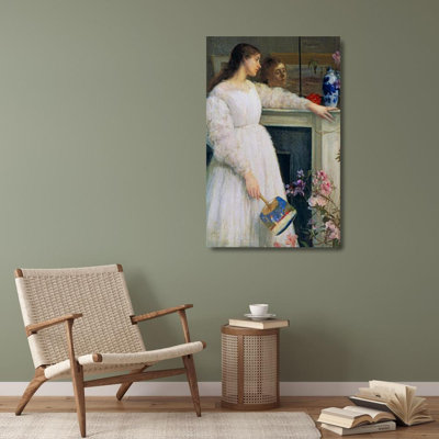 «Whistler», art sur toile tendue par la galerie James McNeill: Symphony in White no 2, The Little White Girl