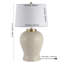 Lampe de table standard crème 31,5 "Domonik
