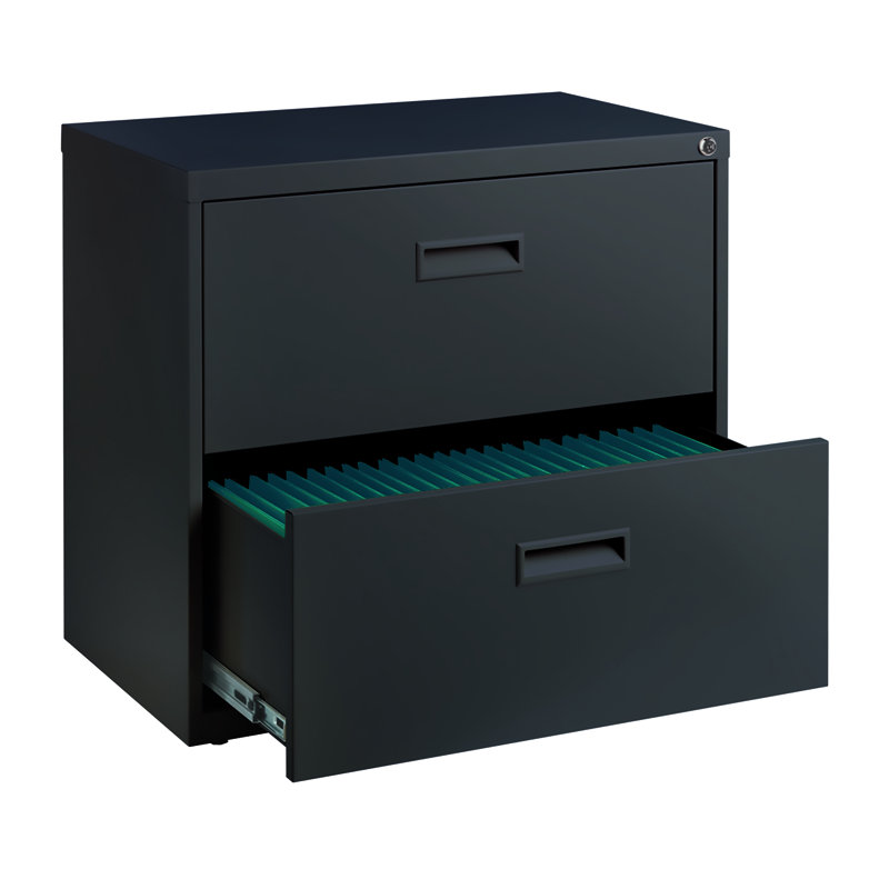 30'' Wide 2 -Drawer File Cabinet, Charcoal
