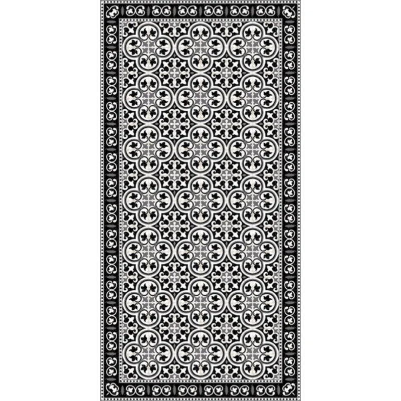 Pinta  Cushioned Kitchen Mat, Black, Rectangle 2' x 4'