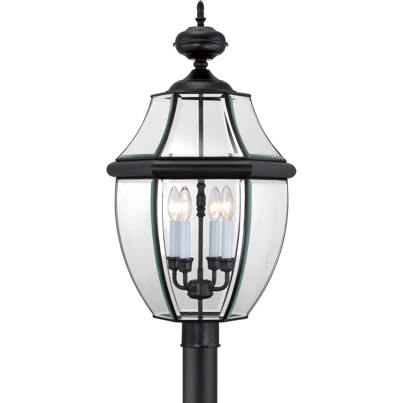 Jayde Beveled Lantern Head, Mystic Black
