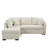 82.6" L-Shaped Sectional Pull Out Sofa Bed Sleeper Sofa With Two USB Ports-1724758571