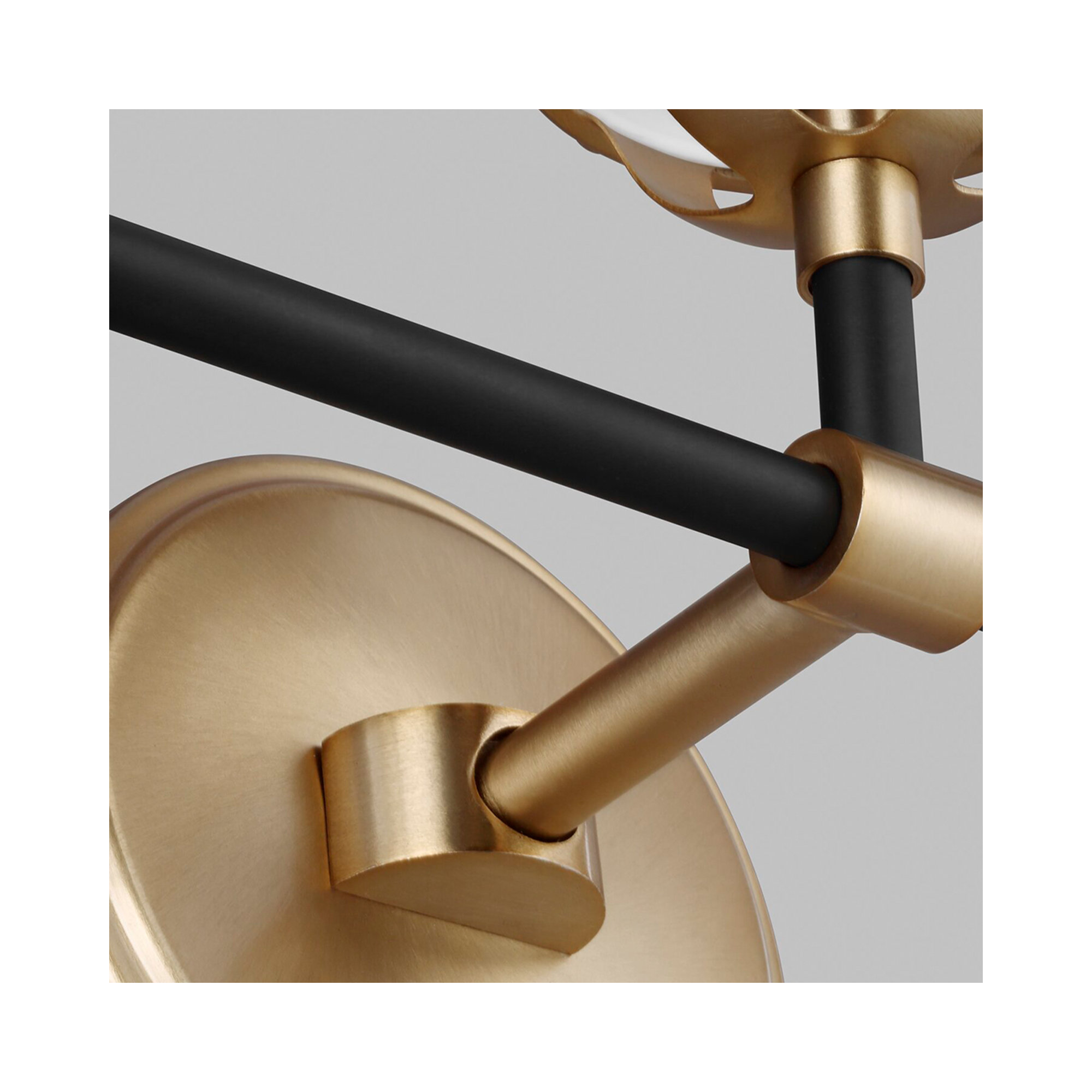 Newport 5-Light Steel Vanity Light , Satin Brass, No 
