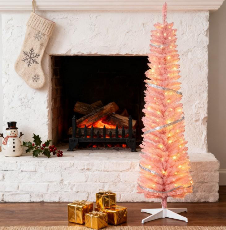 Arbre de Noël artificiel pin sans cordon avec piquets | Idée de cadeau