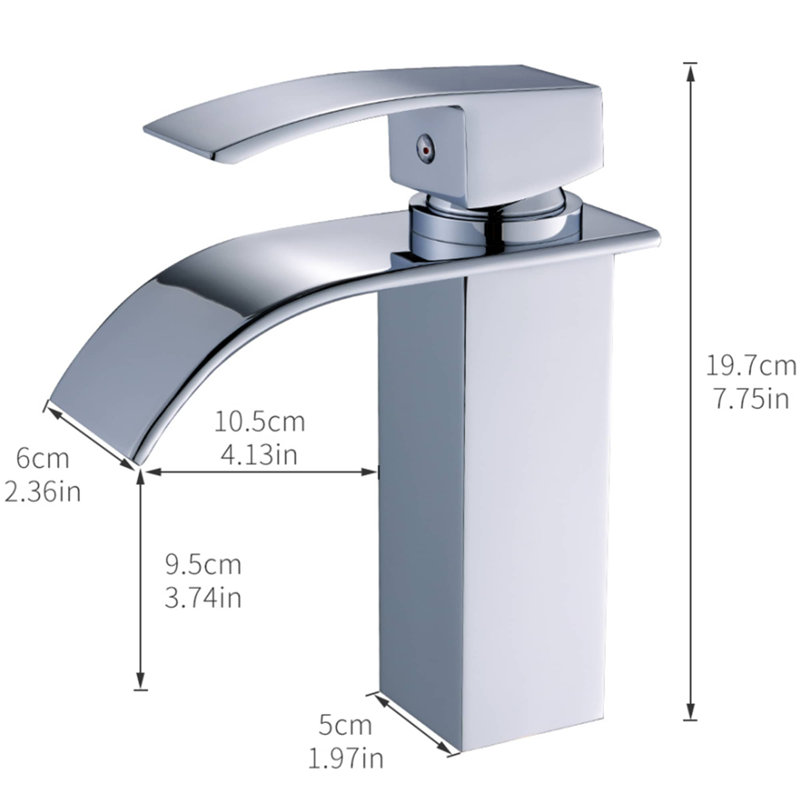 Single-Hole Single-handle Bathroom Faucet, Oil Rubbed Bronze