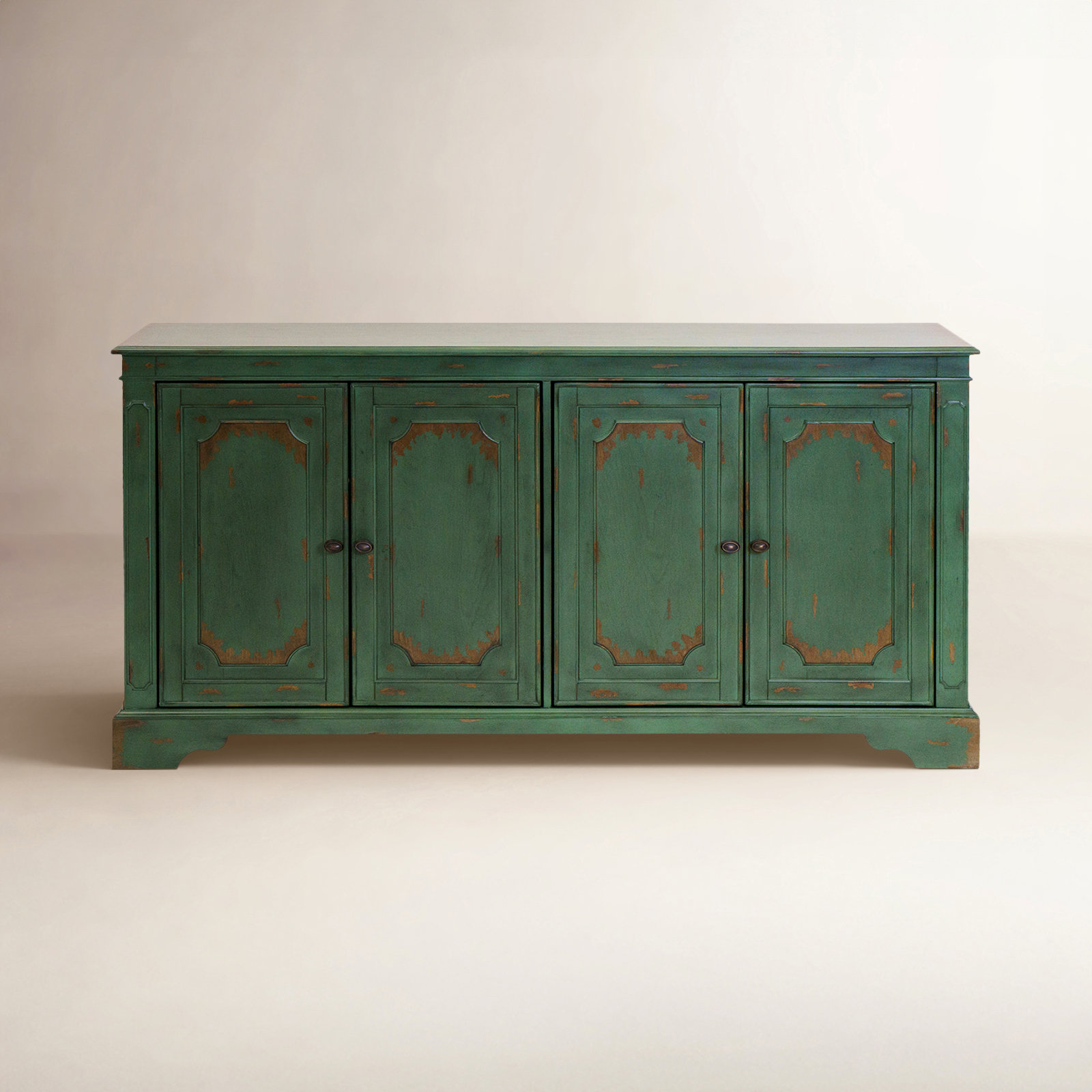 Dalgard TV Stand, Green, 32"H x 65"W x 16"D