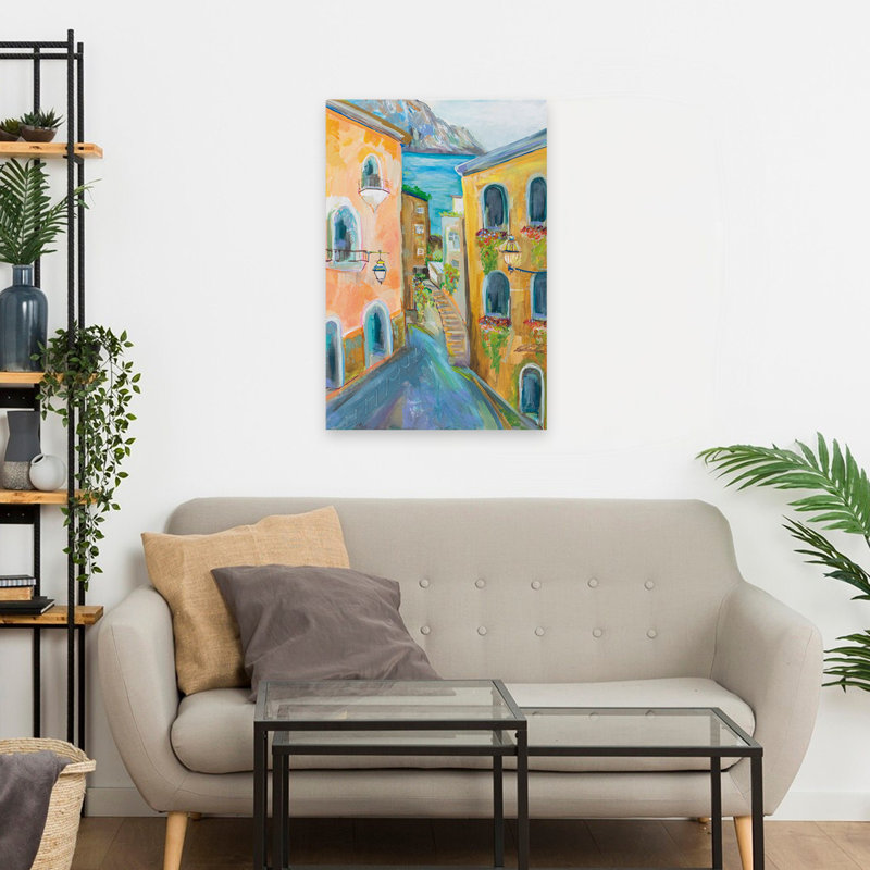 Art de la côte d'Amalfi et de l'Italie Positano I, H 24 po x l 16 po