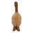 8" H Hand-Carved Bamboo Wood Duck Figurine