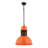 Elegant Adjustable Chandelier, Metal Body, Orange Finish, 11.8 x 14.2 inches | Total Height: 16.1 - 55.5 inches | 1 x E27 Socket (Max 40W) | Modern Design for Living Room, Dining Room, or Entryway, Stylish & Functional