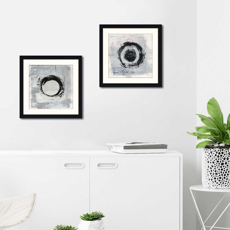 Melissa Averinos «Zen Circle I Crop», impression sous verre