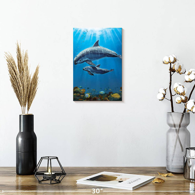 Brampt Vaquita Critically Endangered, 12" H x 8" W
