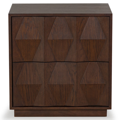 Baylor Wood 2 Drawer Nightstand
