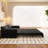 Multi-Functional Velvet Loveseat Bed-1203352674