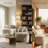 114" Modern Curved Sectional Sofa Cloud Modular Couch Boneless Couch Boucle Upholstery, 114" L x 36.6" W x 27.9" H, No Assembly Required Contemporary Living Room Furniture-1442759551