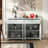 55.1" Modern Sideboard With Adjustable Shelves, 2 Drawers-443889830