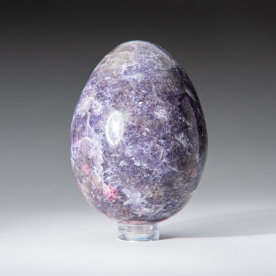 Genuine Polished Lepidolite (2.5") Egg from Madagascar