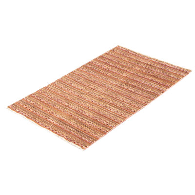 One-of-a-Kind 3'0" X 5'1" New Age Wool Area Rug in