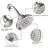 Adjustable Shower Head 1.8 GPM GPM-80390480