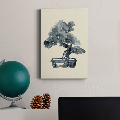 Indigo Bonsai II - impression sur toile tendue