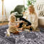 Tapis à motif floral lavable Fillender-105528164