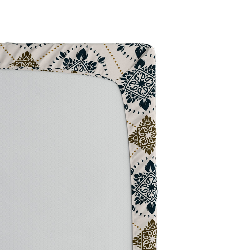Microfiber Damask Fitted Sheet, Full Fitted Sheet