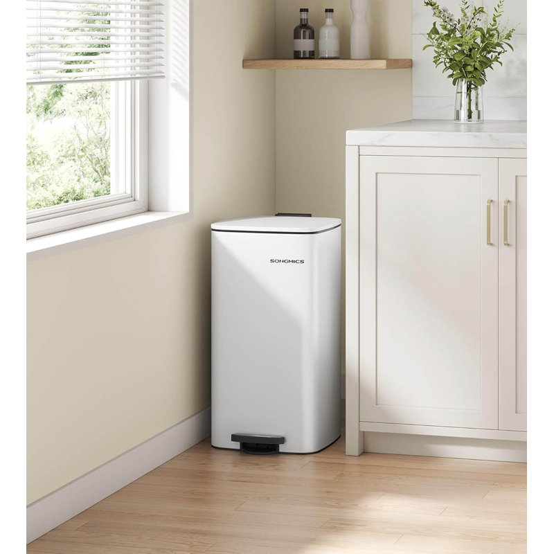 Step On Kitchen Trash Can - 30L, Cloud White