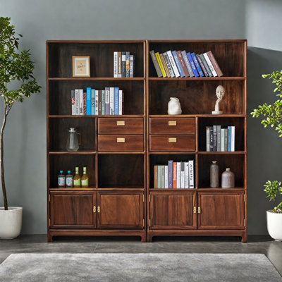 Classic solid wood furniture bookcase