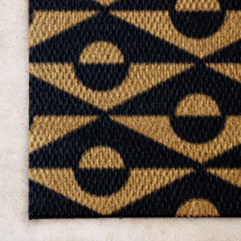 Neighburly Non-Slip Geometric Indoor/Outdoor Doormat