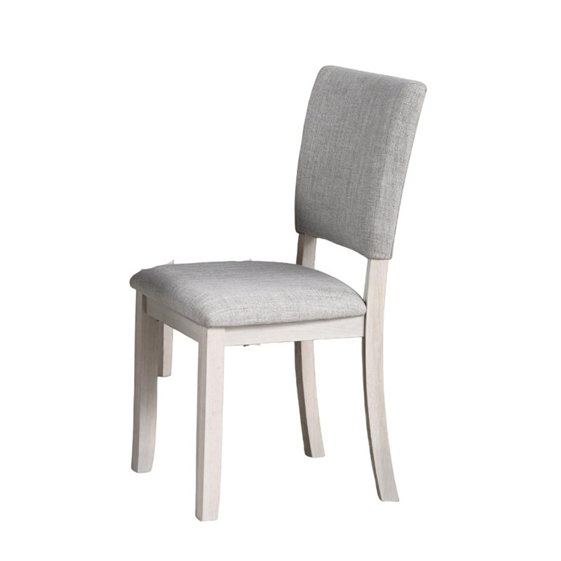 Transitional Style 4pc Side Chair, Grey