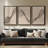Framed Canvas Wall Art, Vintage Abstract Wall Canvas Prints-55392978-55392980