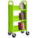Fortress 46'' H x 32'' W Book Cart with Wheels