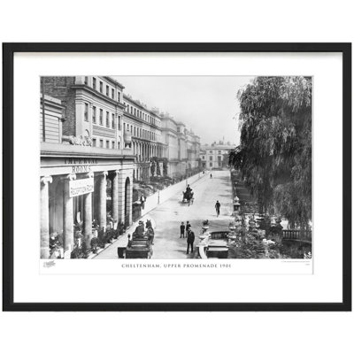 Cheltenham, Upper Promenade 1901 by Francis Frith - Single Picture Frame Print