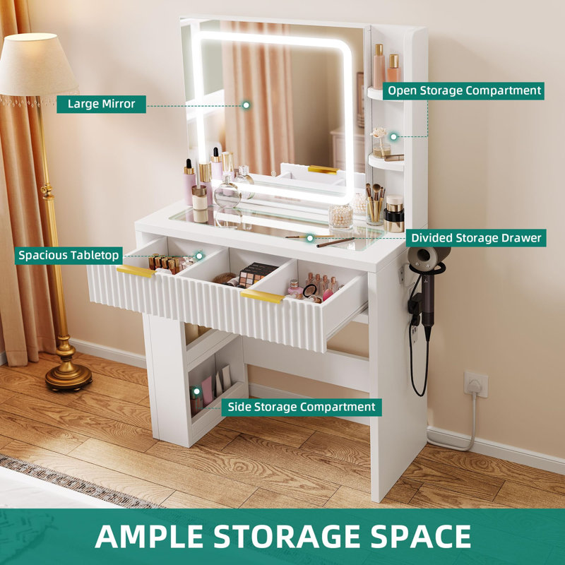 Dressing Table with Mirror