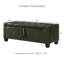 Banc rembourré capitonné avec rangement-129546597