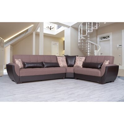 Armada Air Reversible L-Shaped Sleeper Sofa Sectional w/ Storage Seats for Living Room -  Ottomanson, AIR-SEC-114