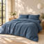 Ensemble de housse de couette 100% lin Clara avec taies décoratives Clara-130967600-130967602