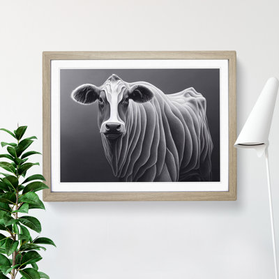 An Enviable Cow - Framed Print