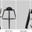Linen Woven Bar Stool Set Of 2, 360 Swivel Counter Stools With Back And Footrest, Black Legs, Ideal For Kitchen Island And Bar Areas-1501575065