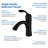 Single Hole Bathroom Faucet with Drain Assembly, Single Handle Bathroom Sink Faucet with Pop-up Drain Stopper-104345584