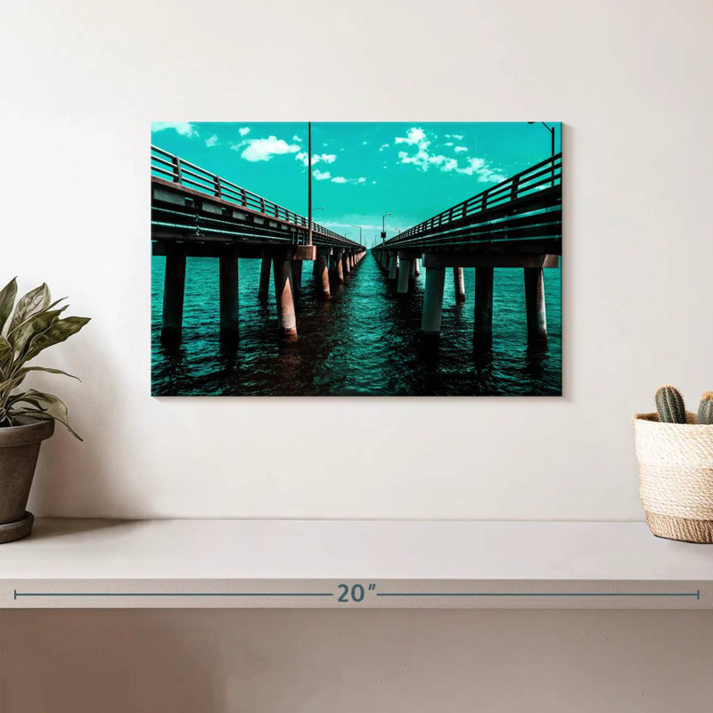 Lilie Chesapeake Bay Bridge Retro, H 8 po x l 12 po