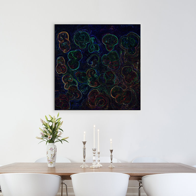 Particles 5 Painting by Irina Gorbman, 12" H x 12" W 