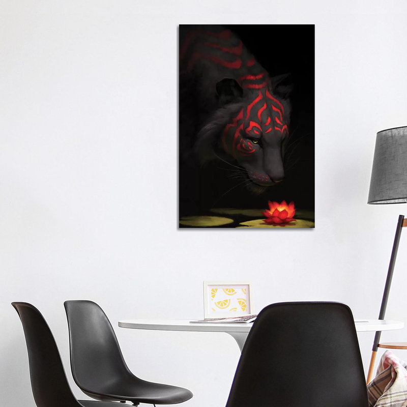 Tiger Lily 1 Piece Wrapped Canvas Painting, 101.6 cm H x 66.04 cm W x 3.175 cm D
