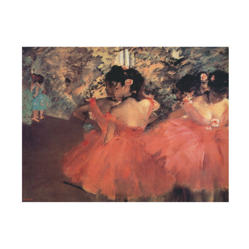 Art sur toile Marcus Jules Ballerine, H 35 po x l 47 po