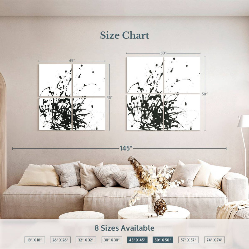 Avery Onyx Expression I, 50'' H x 50'' W