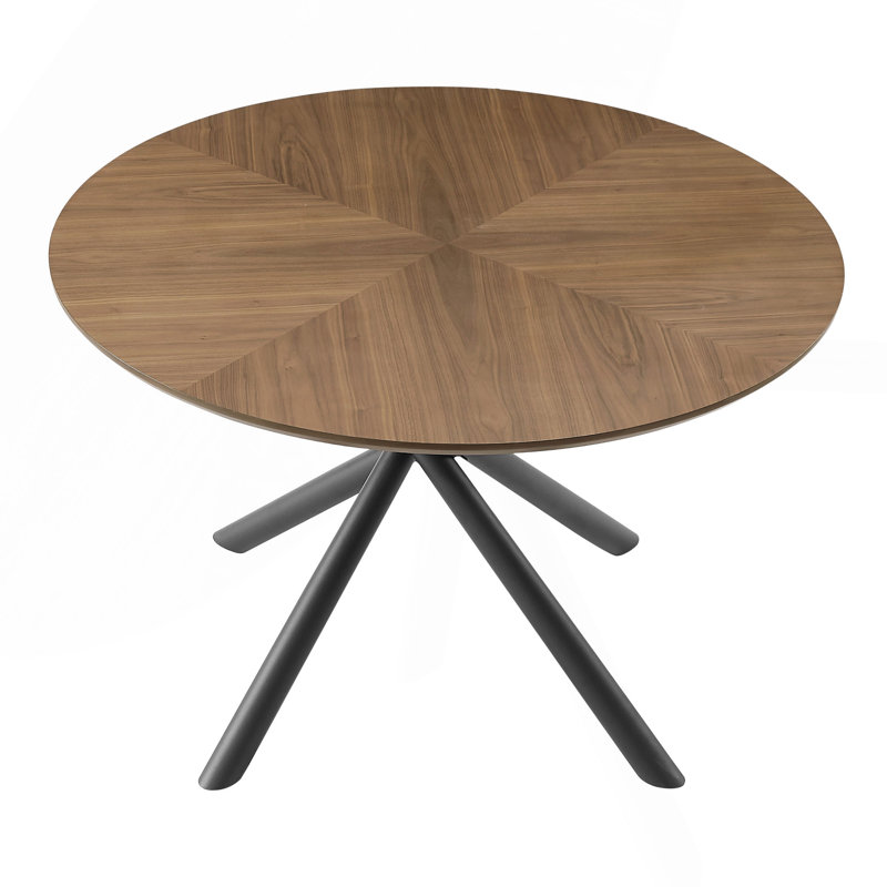 Table basse 53,14 po en MDF, H 29,75 po x L 53,14 po x l 53,14 po, Noyer