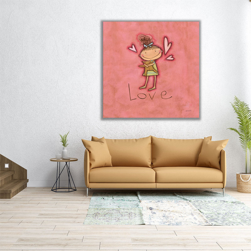 «Love», reproduction d'art sur toile, H 40 po x l 40 po
