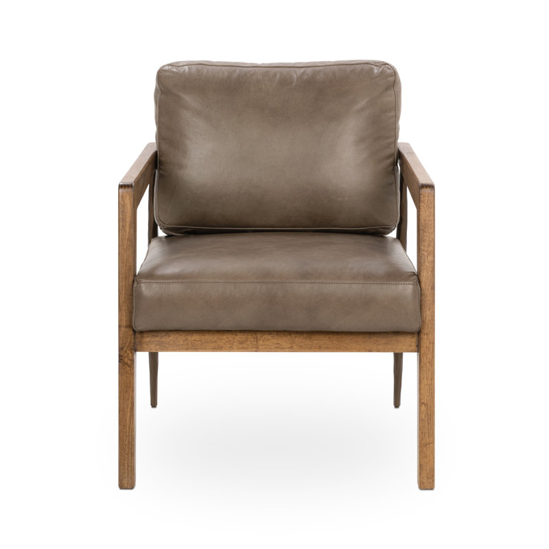 Julia Top Grain Leather Accent Chair